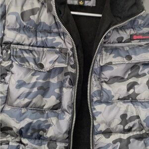 Kids Camouflage Puffer Jacket